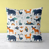 Animals Kids & Nursery Throw Pillow - Pond Picnic