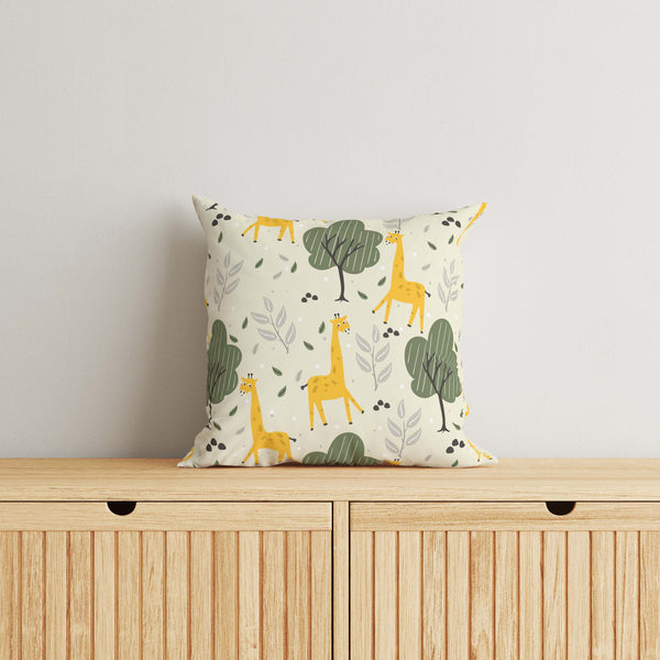 Giraffe Kids & Nursery Throw Pillow - Levels Up