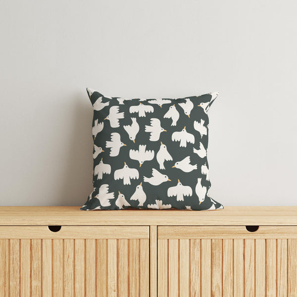 Birds Kids & Nursery Throw Pillow - Winging It