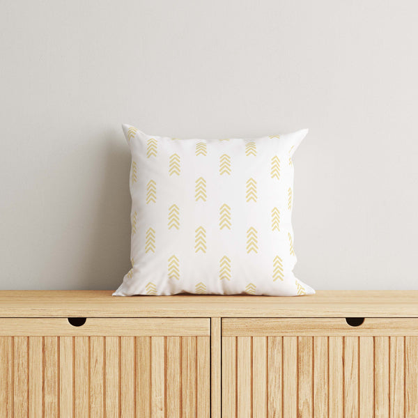 Boho Kids & Nursery Throw Pillow - Flaxen Arrows