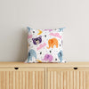 Animals Kids & Nursery Throw Pillow - Blazing Wildlife