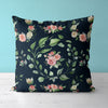 Floral Kids & Nursery Throw Pillow - Midnight Roses