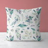 Floral Kids & Nursery Throw Pillow - Purple Passion