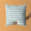 Kids & Nursery Throw Pillow - Minty Stripes