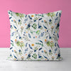 Floral Kids & Nursery Throw Pillow - Blueberries in Cream