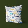 Cars Kids & Nursery Throw Pillow - Get Set Go