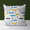 Cars Kids & Nursery Throw Pillow - Get Set Go