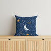 Star & Moon Kids & Nursery Throw Pillow - Star-studded