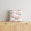 Elephant Kids & Nursery Throw Pillow - Mom Hugs