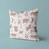 Bear Kids & Nursery Throw Pillow - Night Hunt