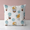 Hot Balloons Kids & Nursery Throw Pillow - Wish Upon Stars