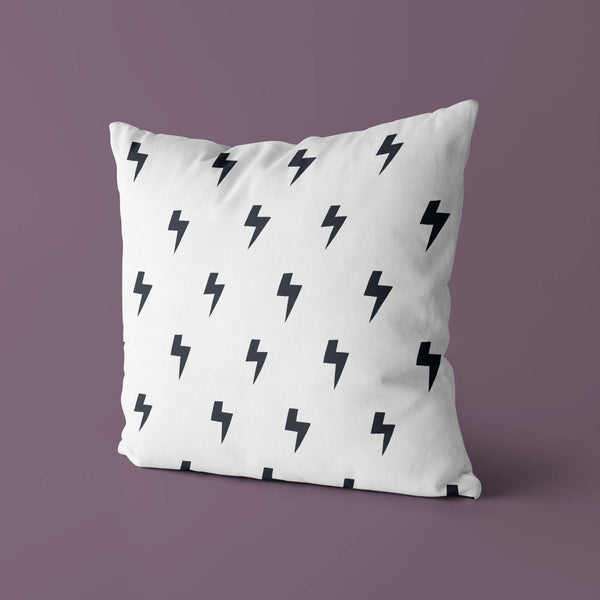 Kids & Nursery Throw Pillow - Lightning Strikes