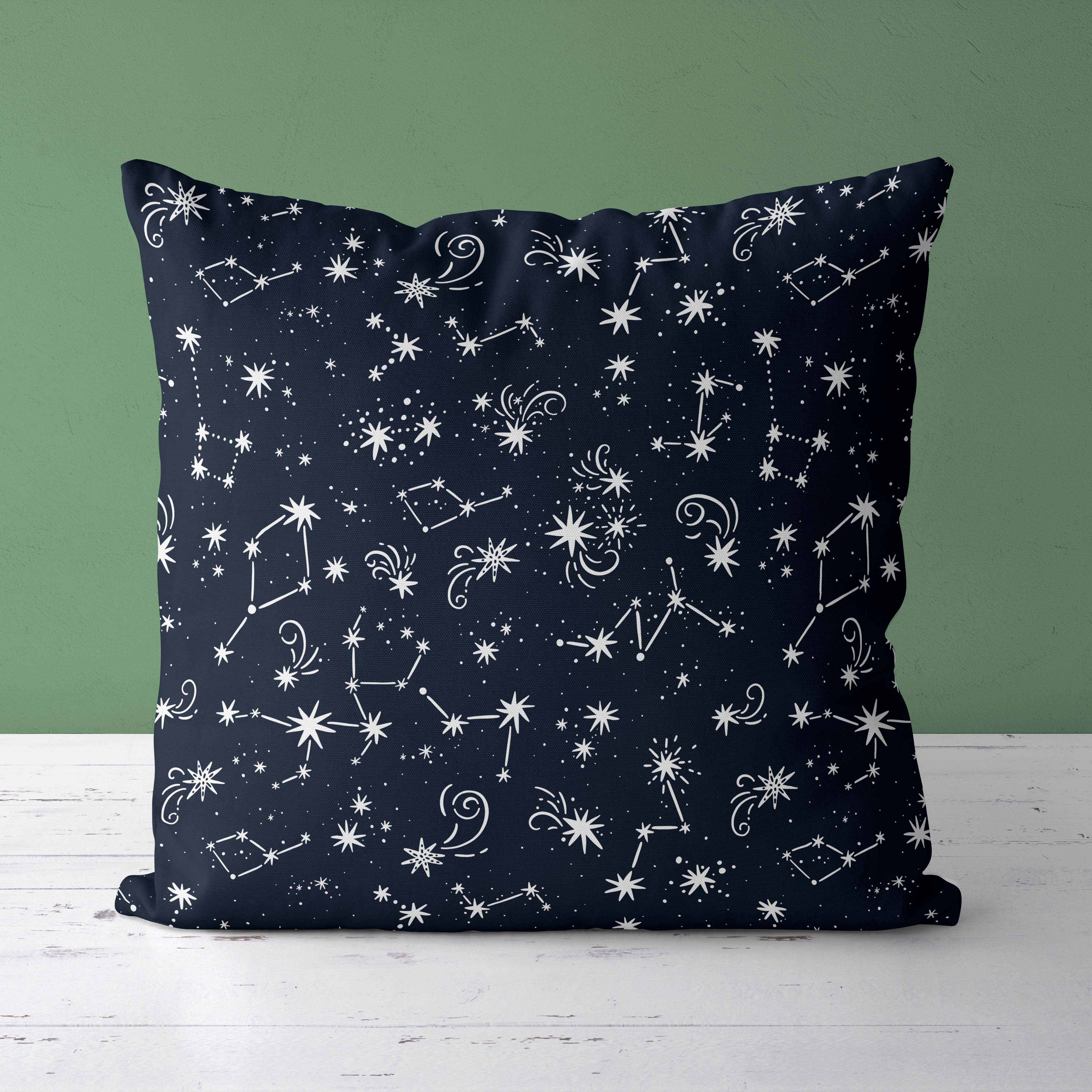 Kids & Nursery Throw Pillow - Starry Patterns