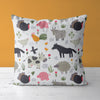 Animals Kids & Nursery Throw Pillow - Little Farm