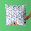 Leaves Kids & Nursery Throw Pillow - Blue Canopy