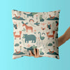 Animals Kids & Nursery Throw Pillow - Woodland Retreat