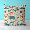 Animals Kids & Nursery Throw Pillow - Woodland Retreat