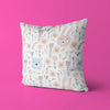 Animals Kids & Nursery Throw Pillow - Friendly Chums