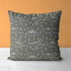 Dinosaur Kids & Nursery Throw Pillow - Dino Scribbles