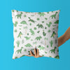 Dinosaur Kids & Nursery Throw Pillow - All Greens