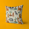 Animals Kids & Nursery Throw Pillow - Ferocious Critters