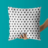 Hearts Kids & Nursery Throw Pillow - Hearty Squiggles