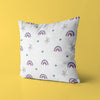 Rainbow Kids & Nursery Throw Pillow - Fresh Doodles