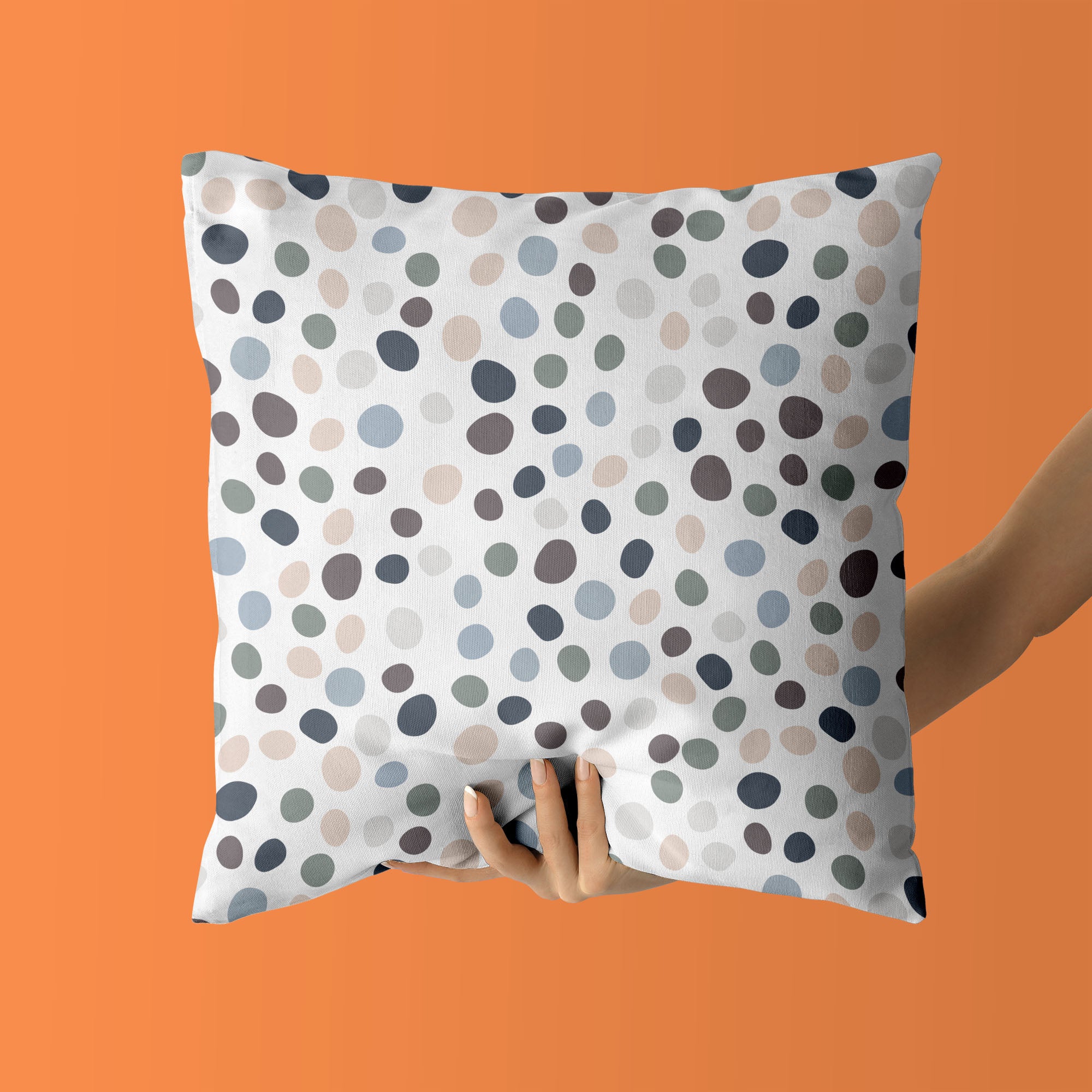 Kids & Nursery Throw Pillow - Muted Spots