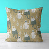 Monkeys Kids & Nursery Throw Pillow - Monkey Connection