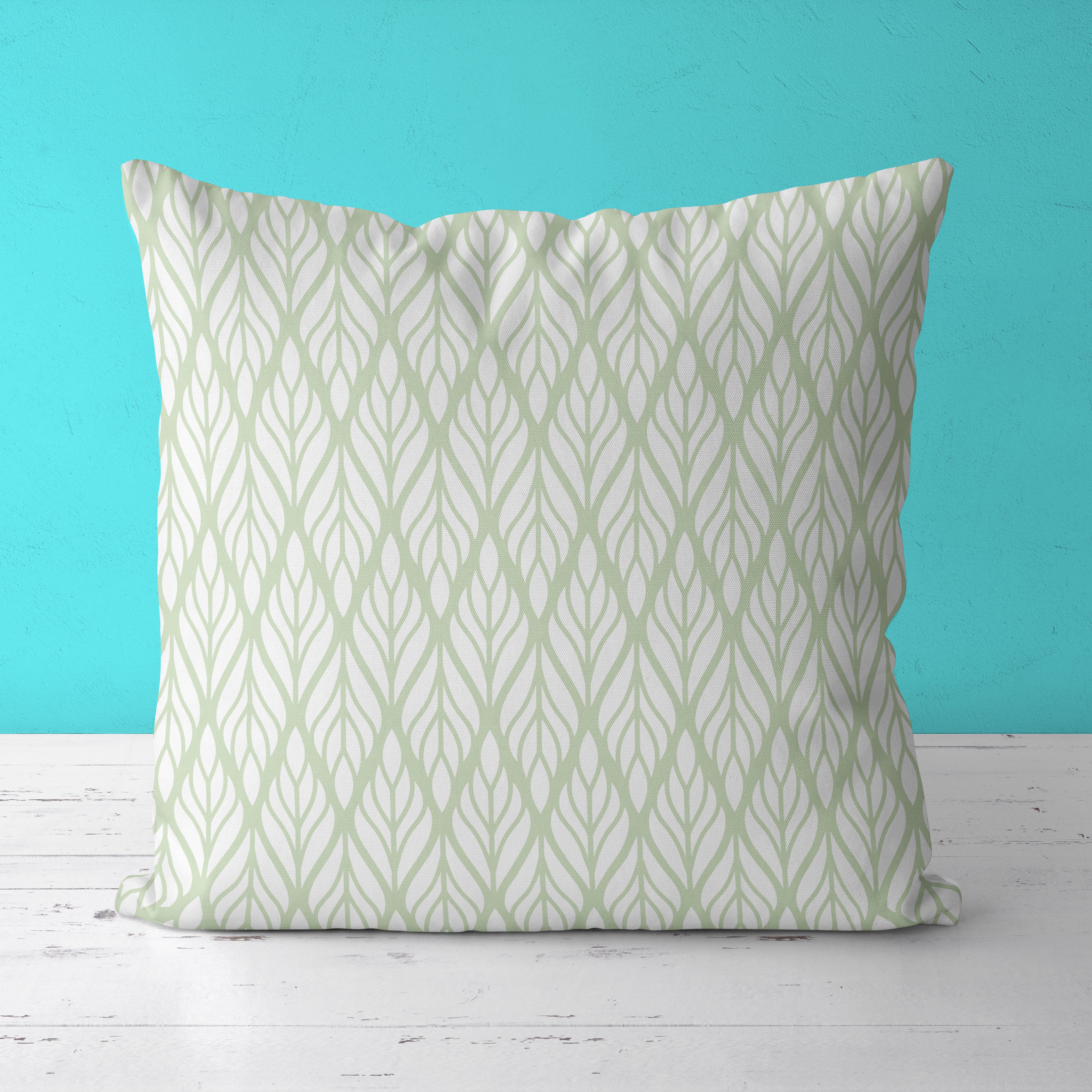 Kids & Nursery Throw Pillow - Snow Foliage