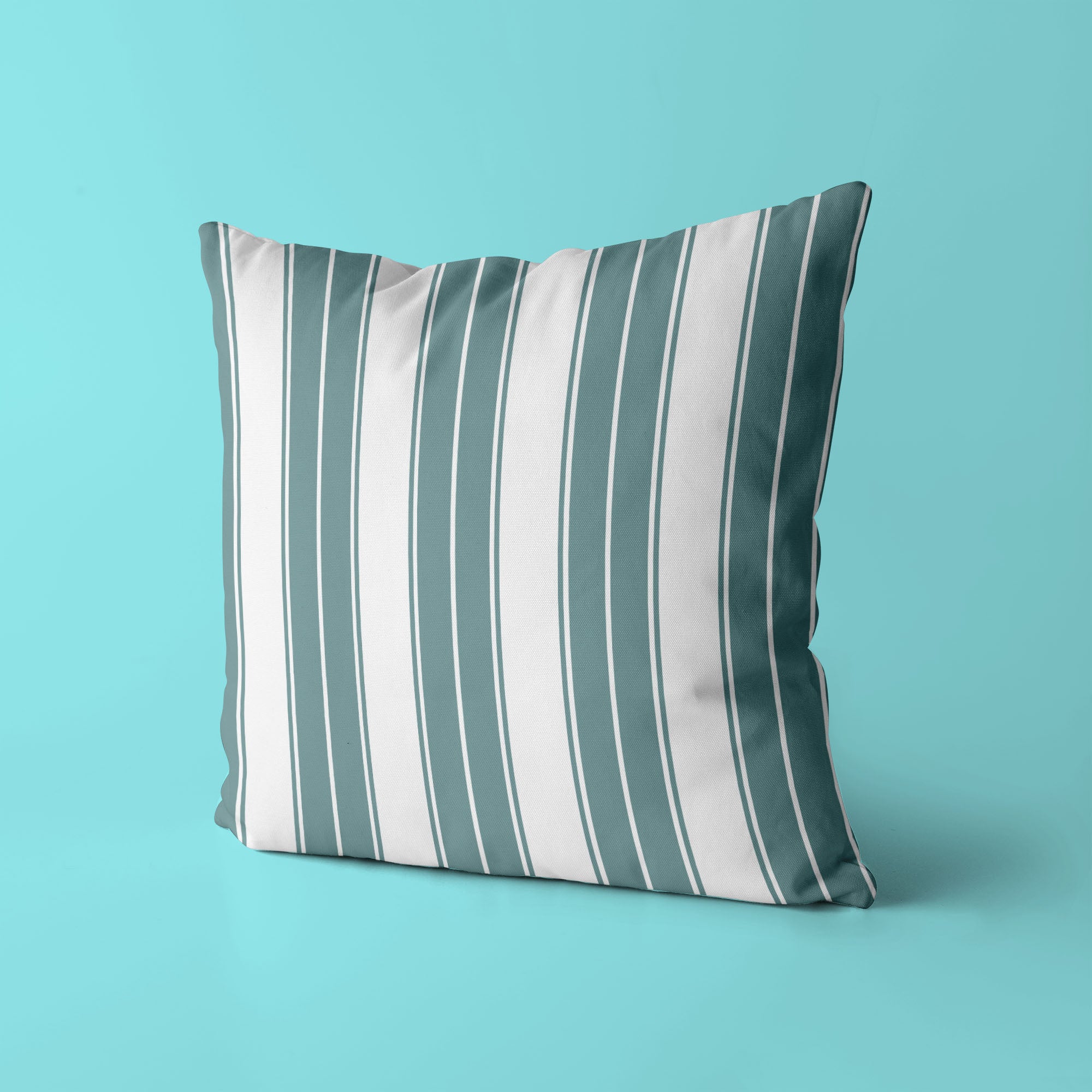 Kids & Nursery Throw Pillow - Fern Stripes