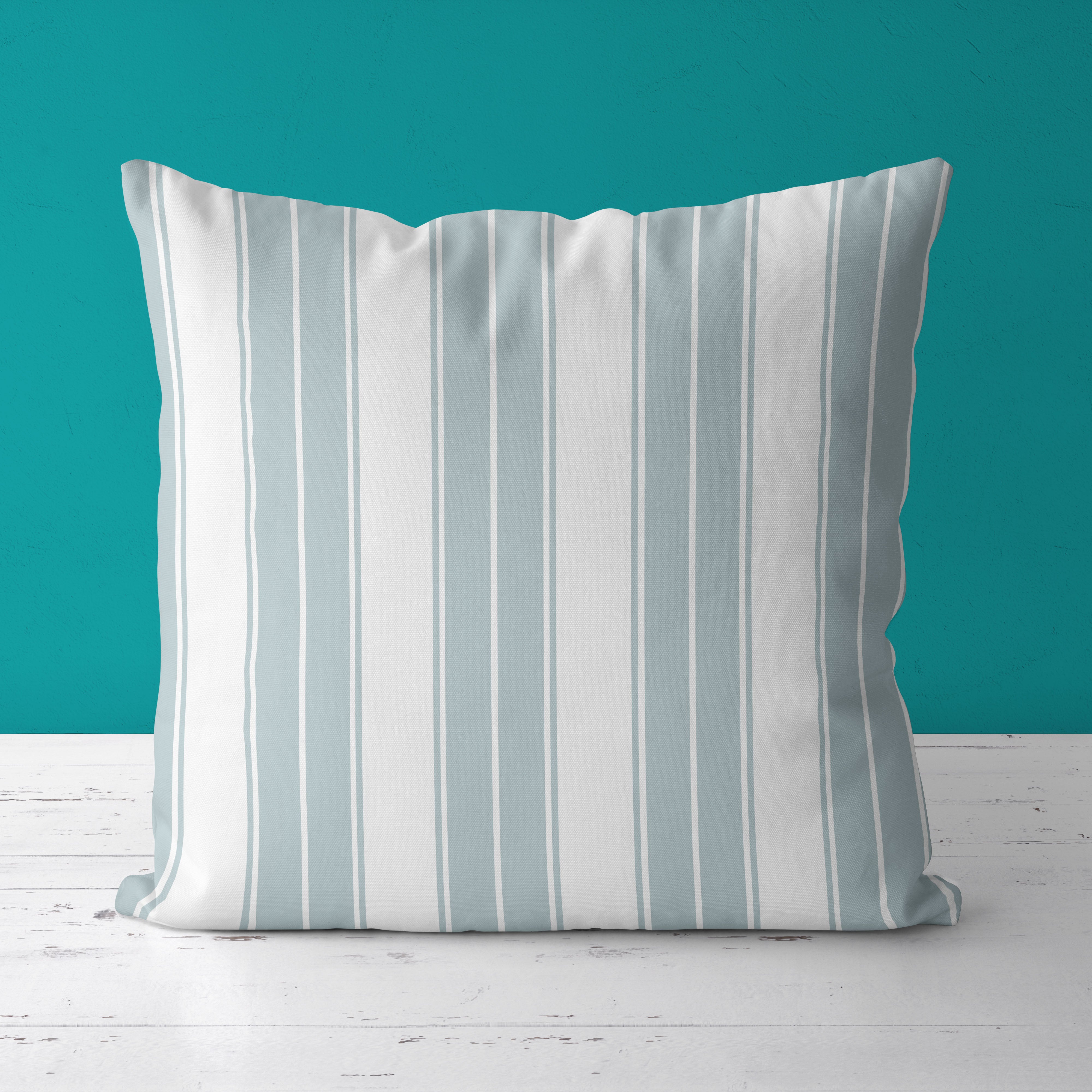 Kids & Nursery Throw Pillow - Sky Stripes