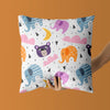 Animals Kids & Nursery Throw Pillow - Blazing Wildlife