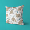 Bear Kids & Nursery Throw Pillow - Bear Directions