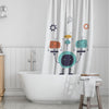 Robots Kids' Shower Curtains - Byte-Sized