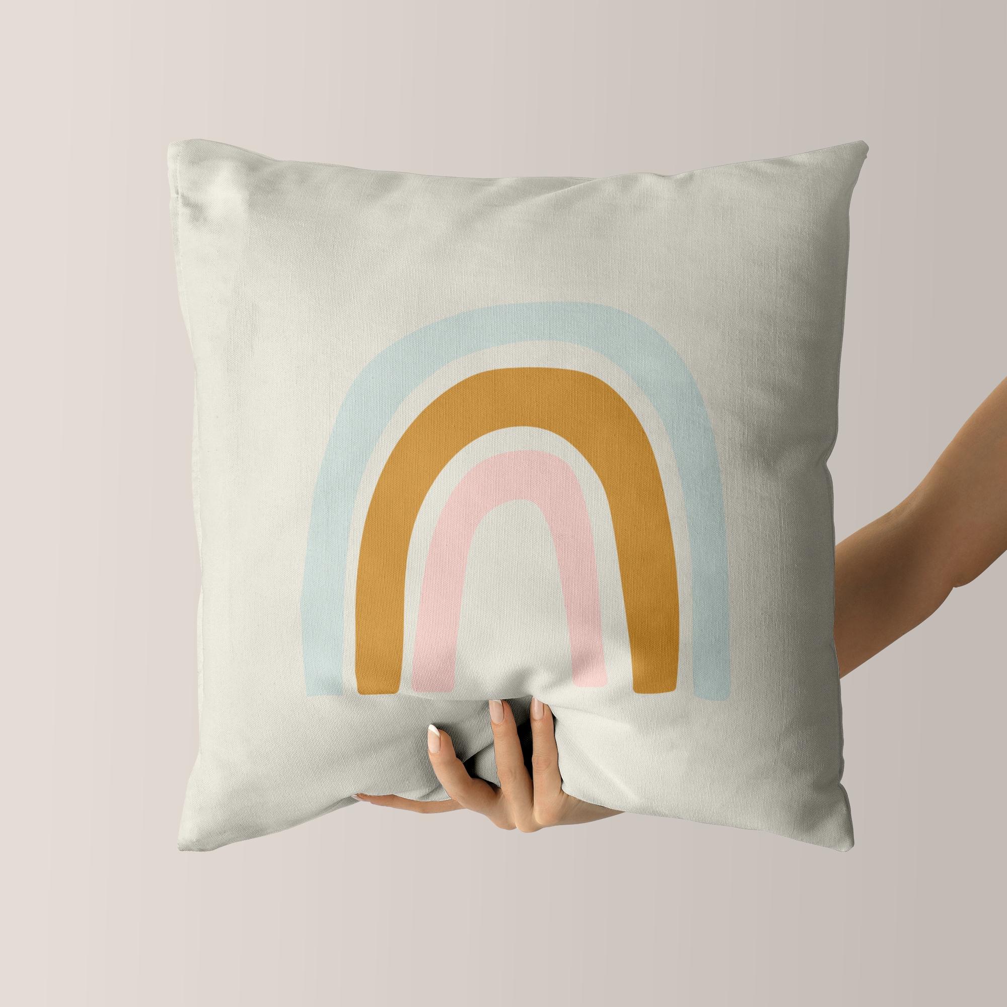 Rainbow Throw Pillows | Set of 3 | Collection: Follow the Rainbow | For Nurseries & Kid's Rooms