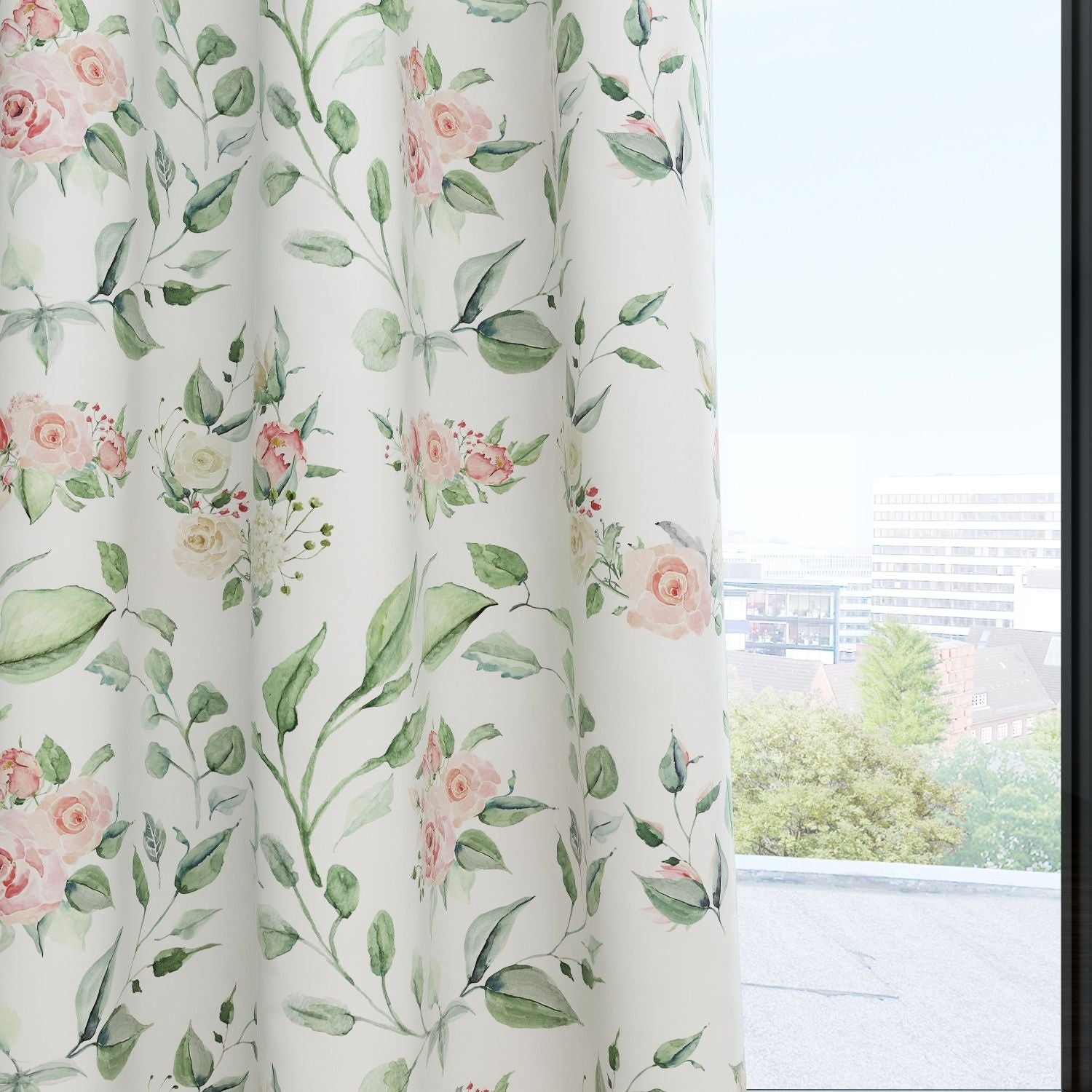 Floral Kids & Nursery Blackout Curtains - Rose to the Occasion