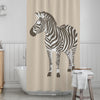 Zebra Kids' Shower Curtains - First Stripe