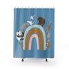 Animals Kids' Shower Curtains - Rainbow Bridge