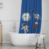 Space Kids' Shower Curtains - Space Out