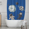 Space Kids' Shower Curtains - Space Out