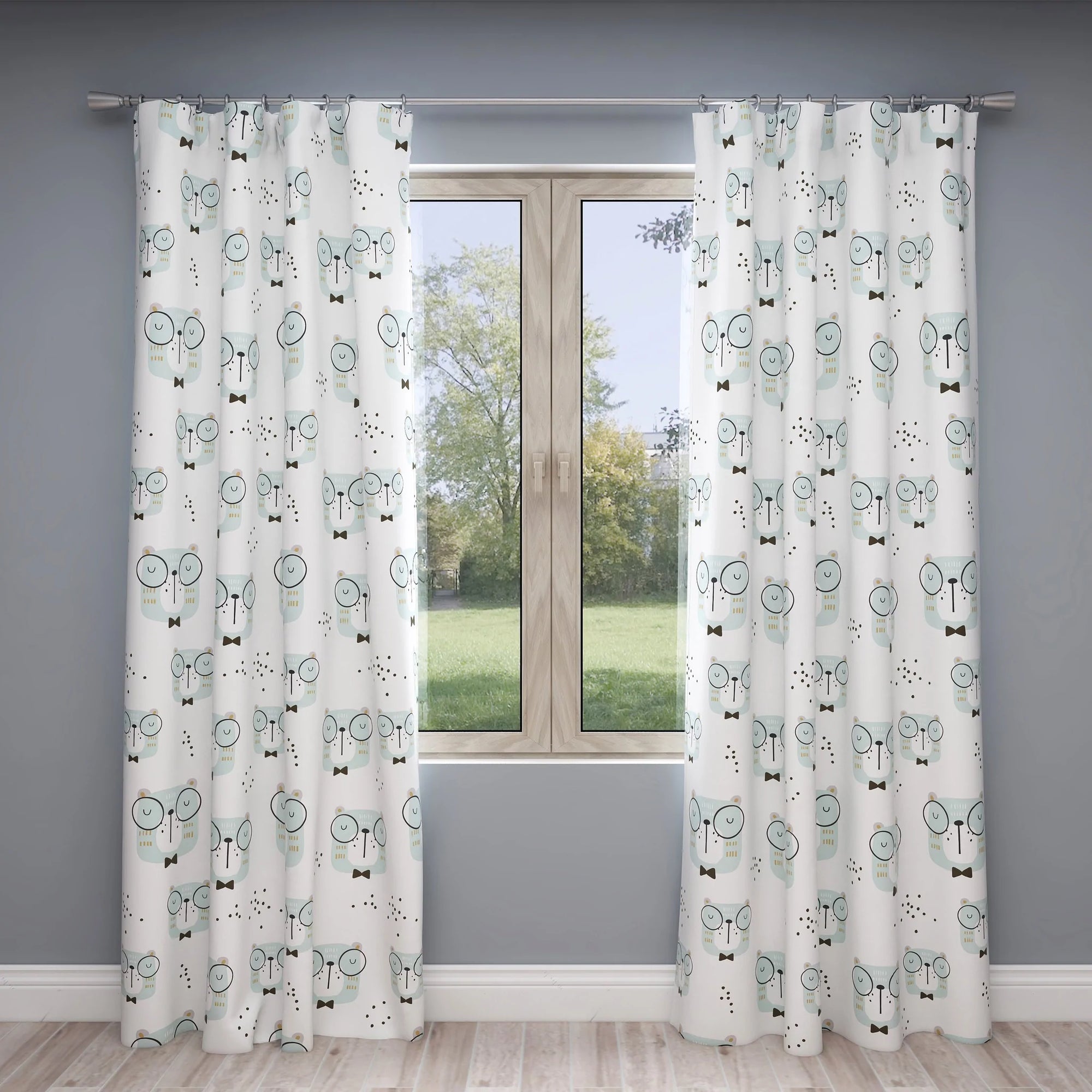 Bear Kids & Nursery Blackout Curtains - Spectacular Bear