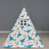 Kids Teepee, Shark Decor Themed Room -  Shark Rush Collection