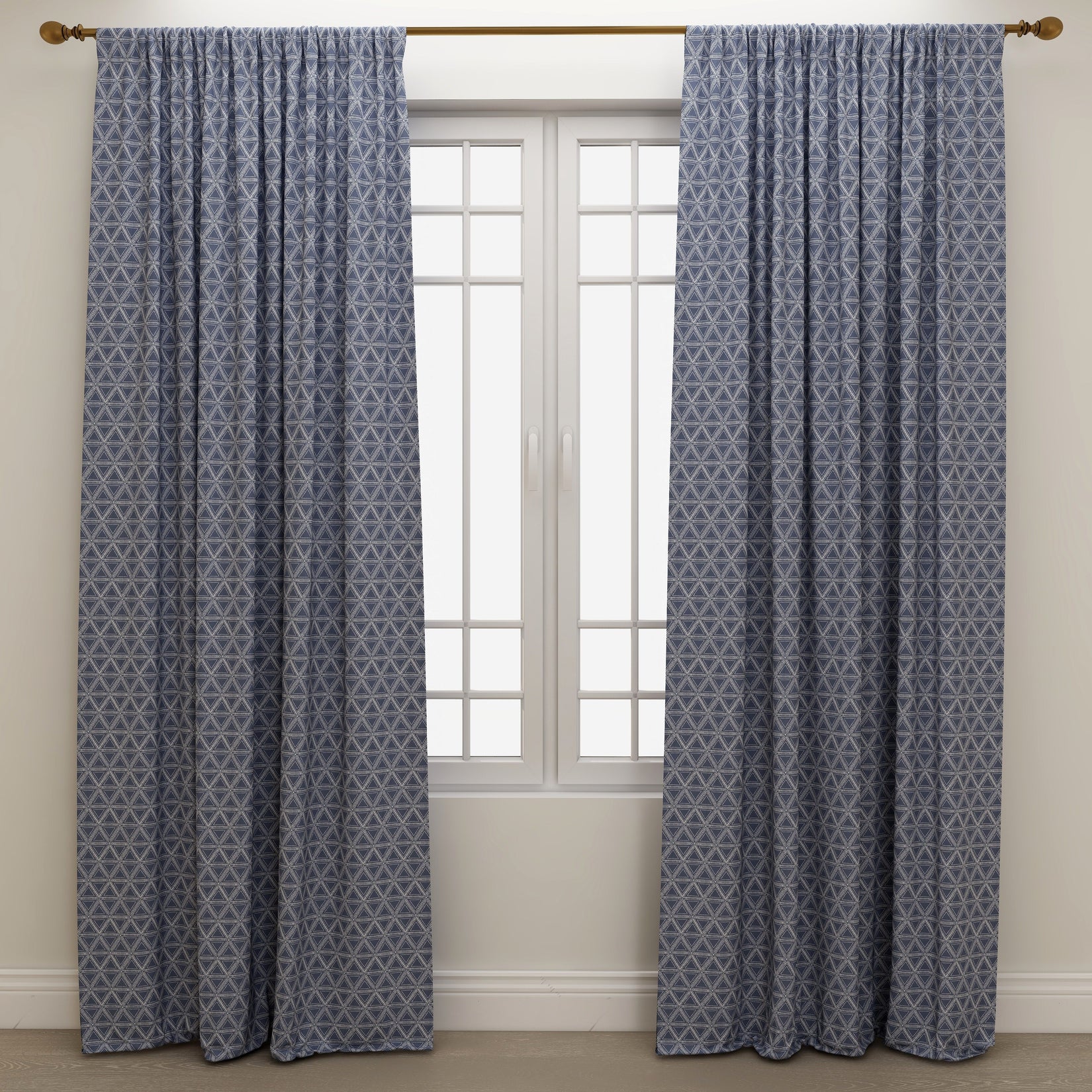 Tessa Denim Luxe Kids Curtains