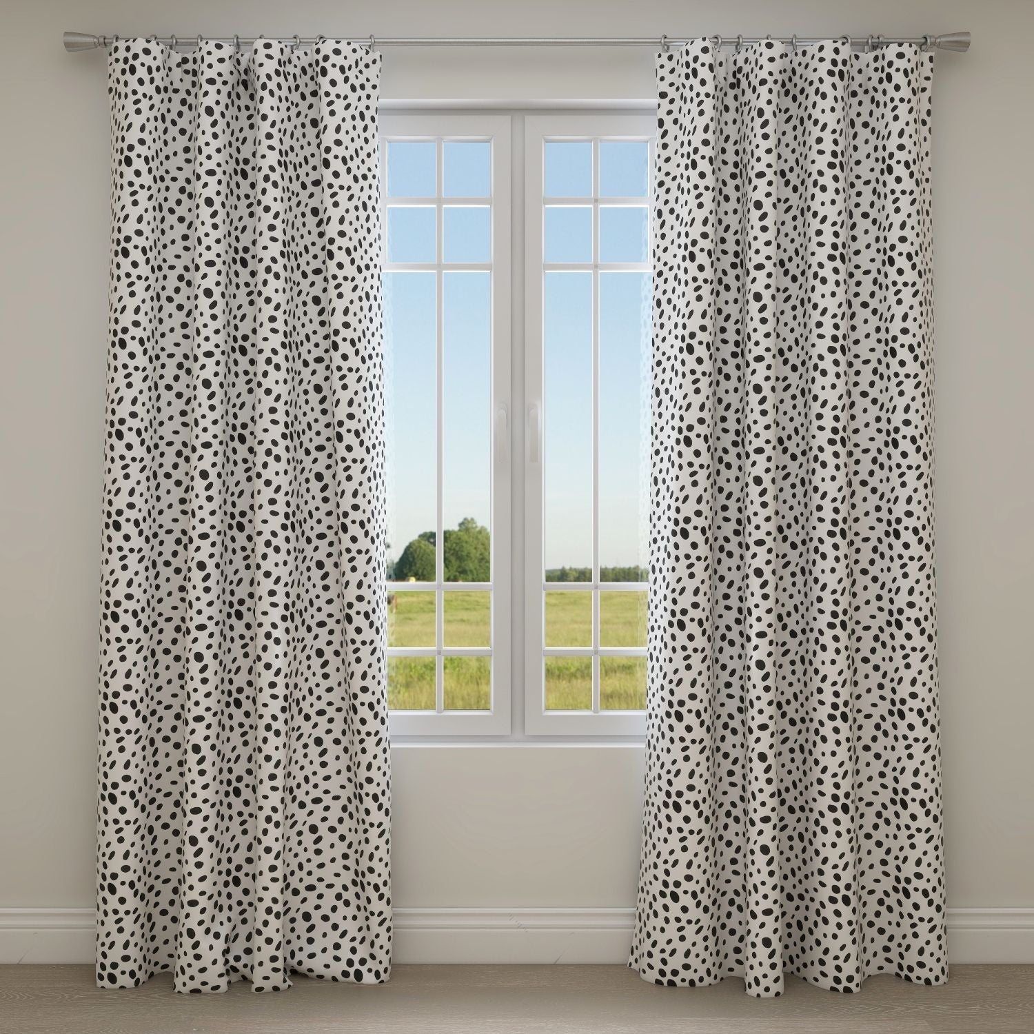 Togo Black Kids Curtains