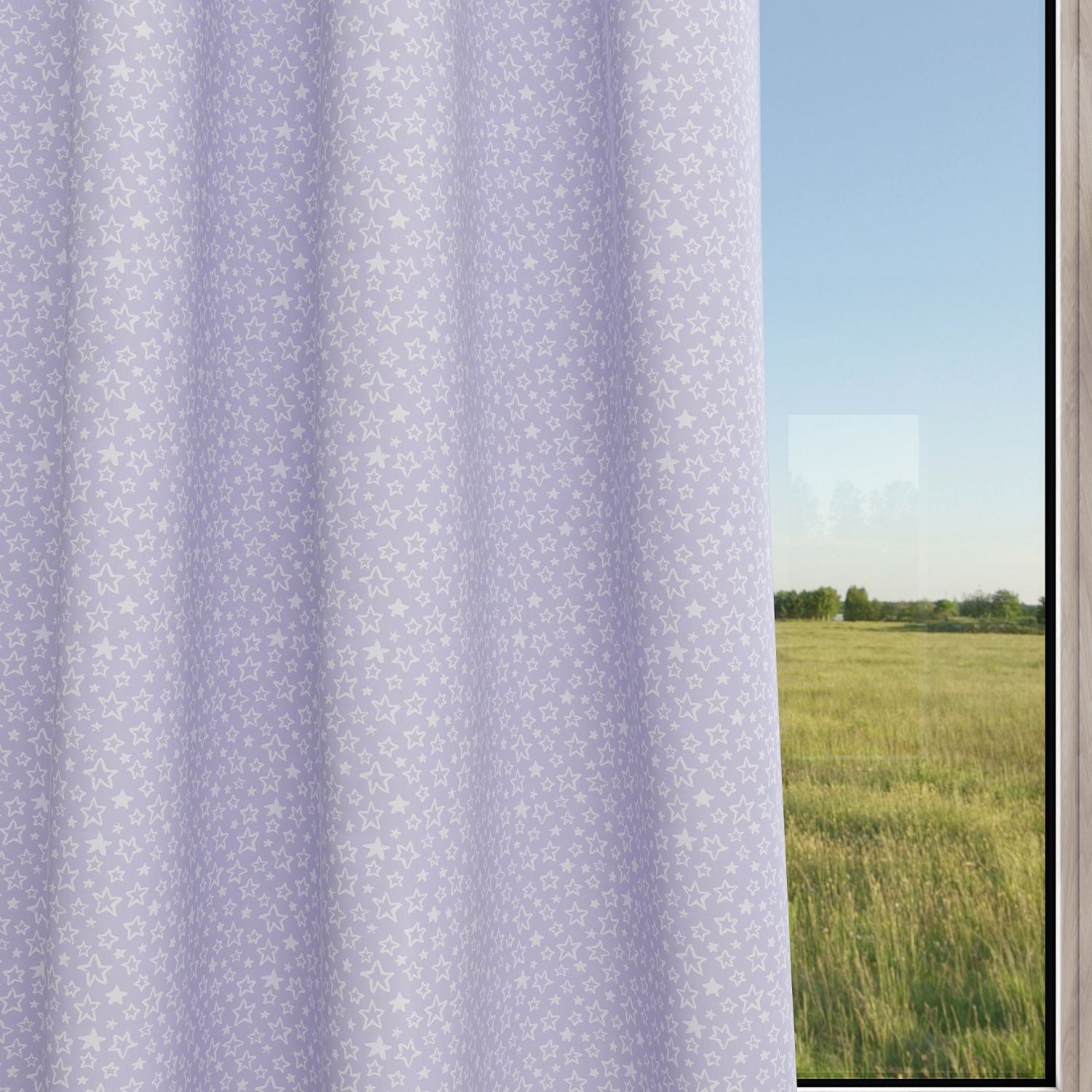 Stars Kids & Nursery Blackout Curtains - Twinkle Purple