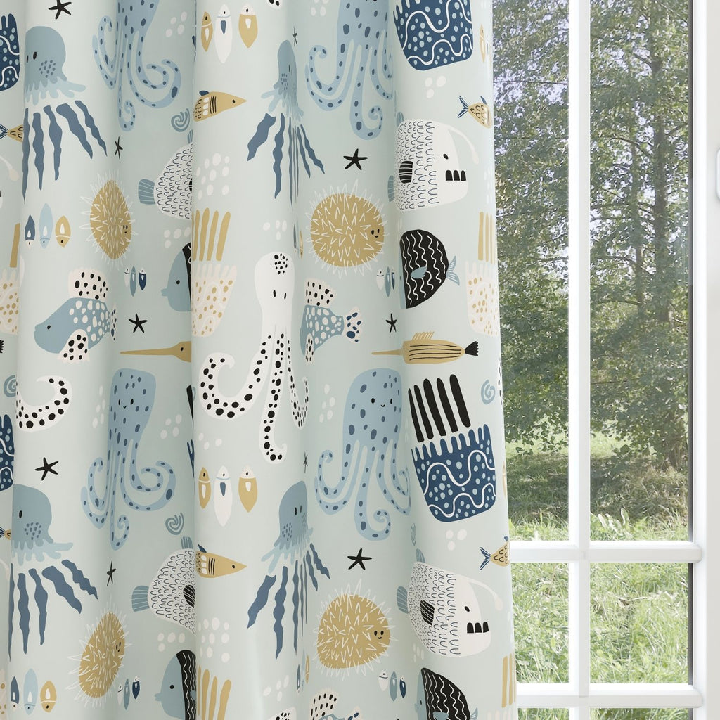 Sea Kids & Nursery Blackout Curtains - Underwater Fun