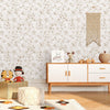 Floral Themed Wallpaper for Nursery and Kids Rooms - Whimsical Woods