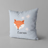 Personalized Fox Throw Pillows | Set of 2 | Collection: Gone in the Wild | For Nurseries & Kid's Rooms