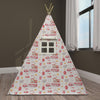 Kids Teepee, Firefighter Decor Themed Room -  Fire Brigade Collection